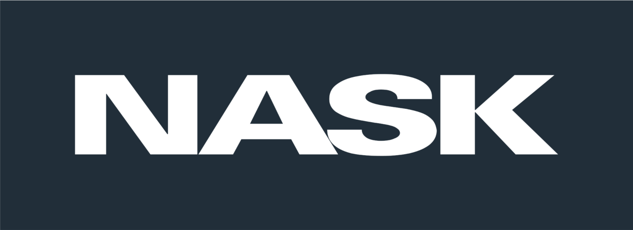 Logo NASK (Naukowa i Akademicka Sieć Komputerowa – Państwowy Instytut Badawczy)