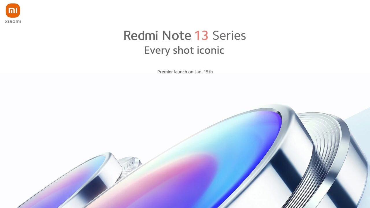 grafika promująca premierę serii redmi note 13