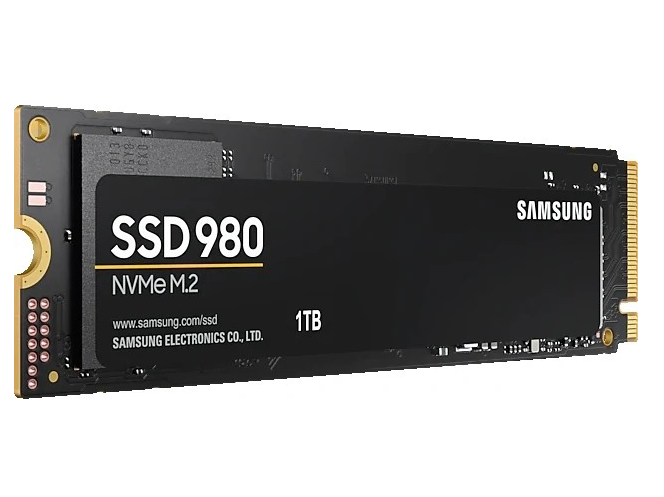 Dysk SSD marki Samsung, model 980 NVMe M.2 o pojemności 1 TB.