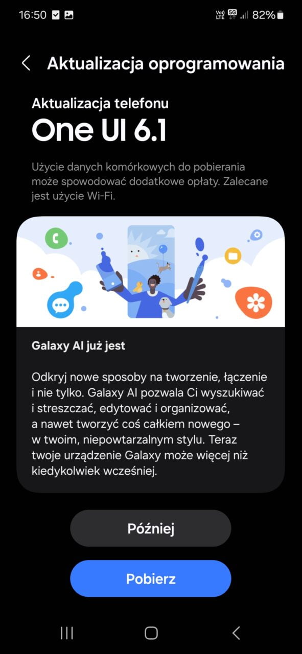 Galaxy S23 z One UI 6.1