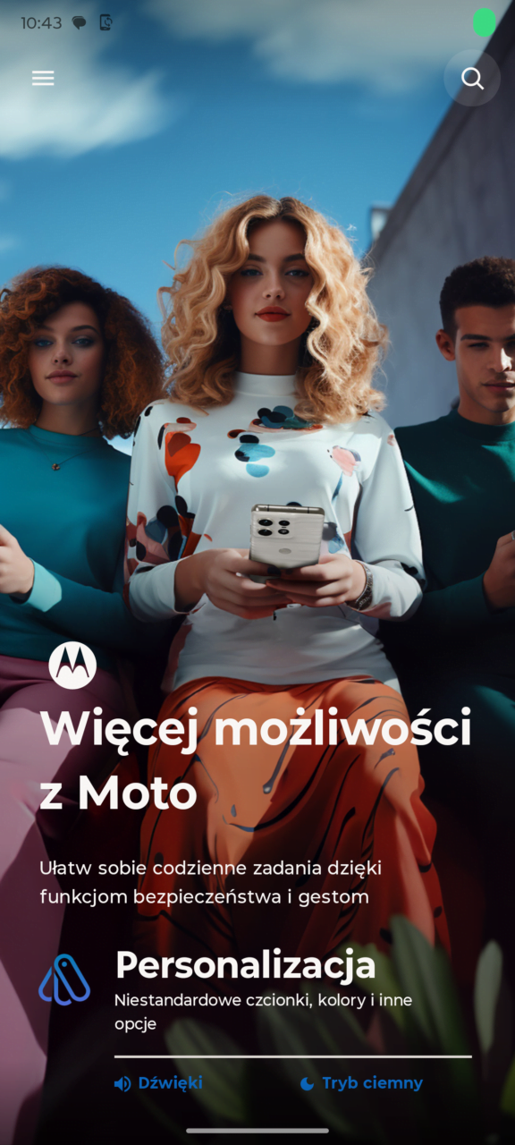 Recenzja Motorola edge 50 pro. aplikacje Motorola:Family Space, Moto, Moto Secure, Ready For
