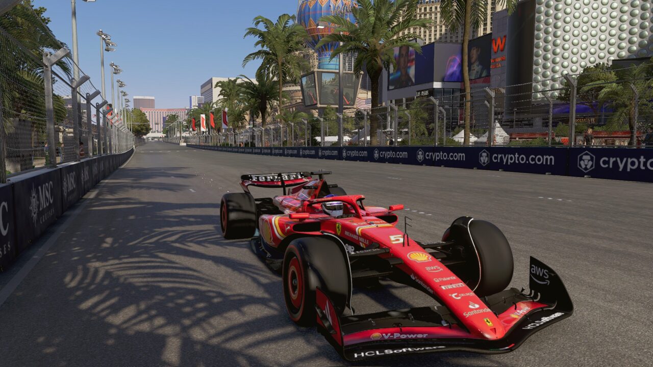 Screen z gry F1 24.