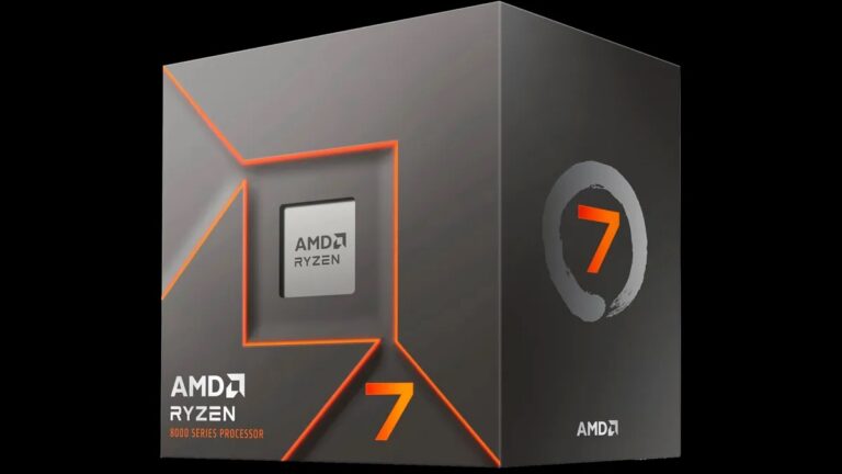 Opakowanie procesora AMD Ryzen z serii 8000.