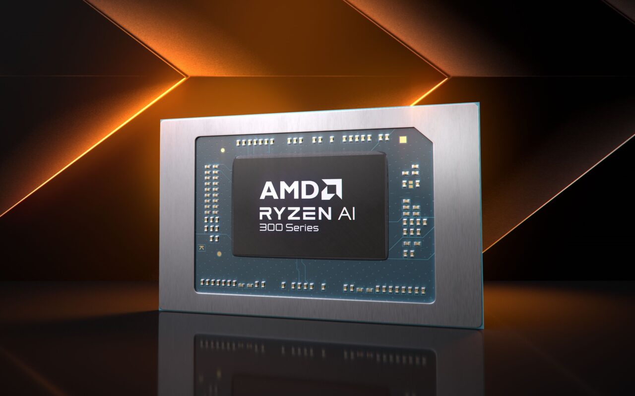Procesor AMD Ryzen AI serii 300.