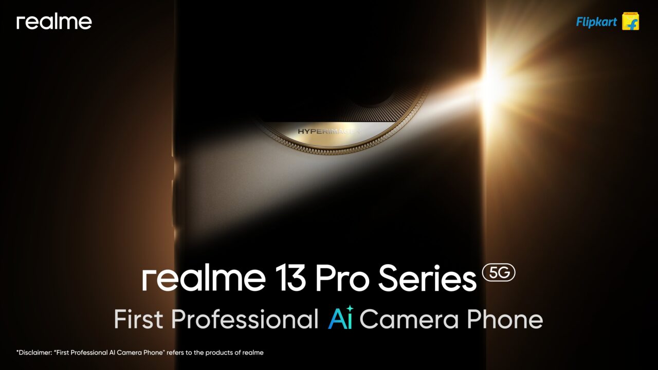 realme 13 Pro Series 5G – First Professional AI Camera Phone, logo Flipkart