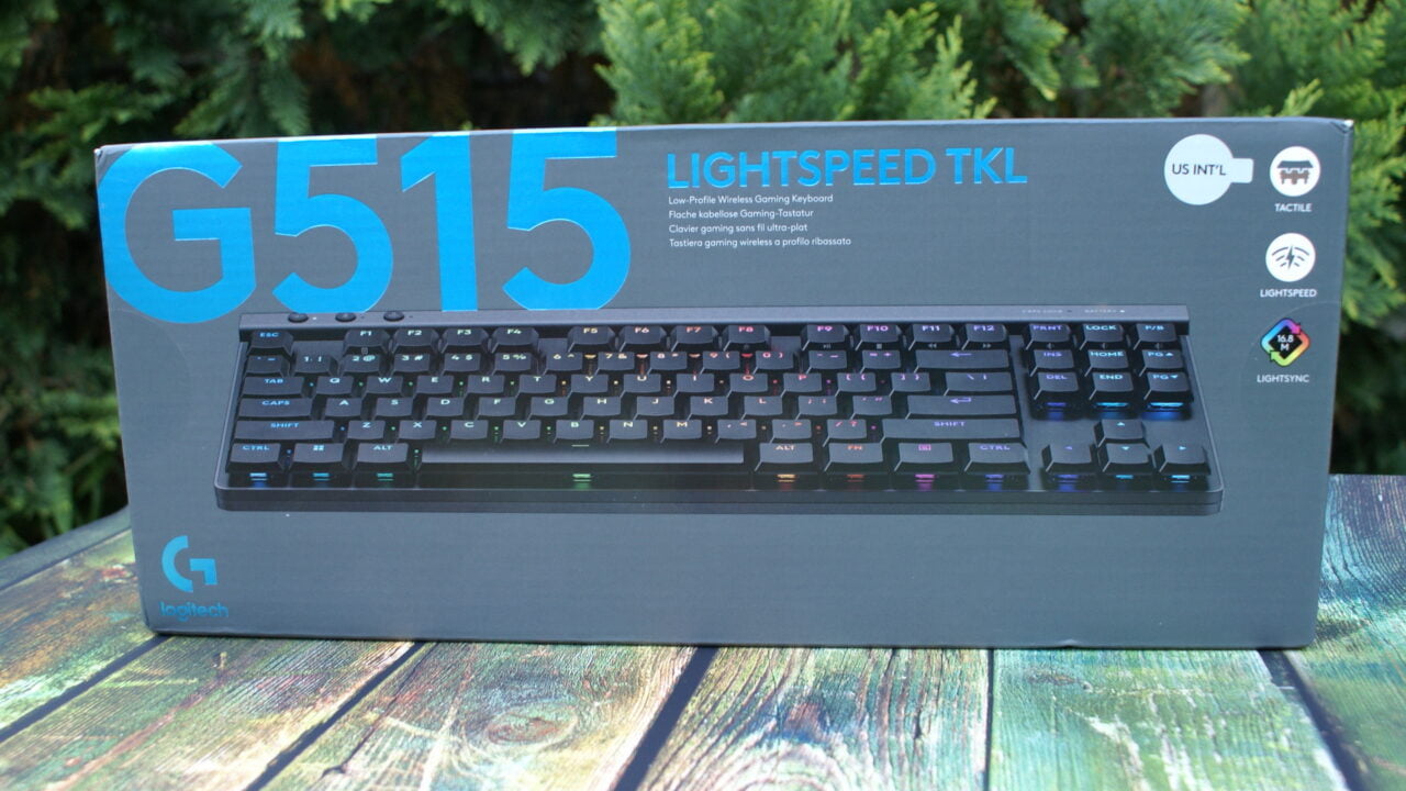 Pudełko klawiatury Logitech G515 LIGHTSPEED TKL.