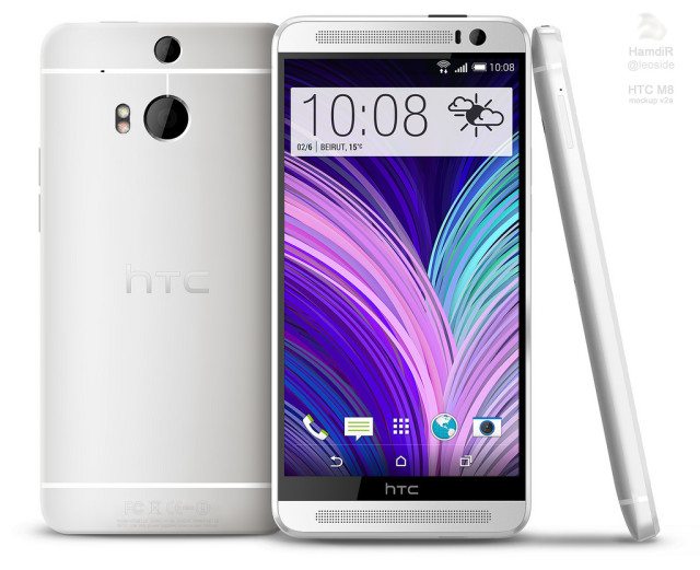 HTC one m8 render