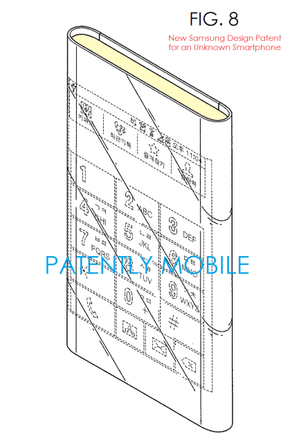 Samsung-patents-for-a-wrap-around-display-phone