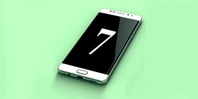 Samsung Galaxy Note7 koncept