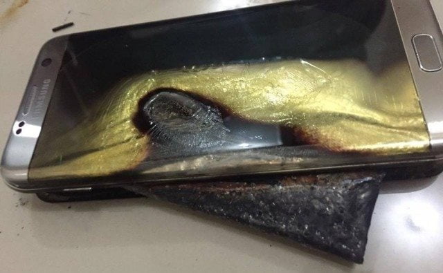 Samsung Galaxy S7 edge wybuchł