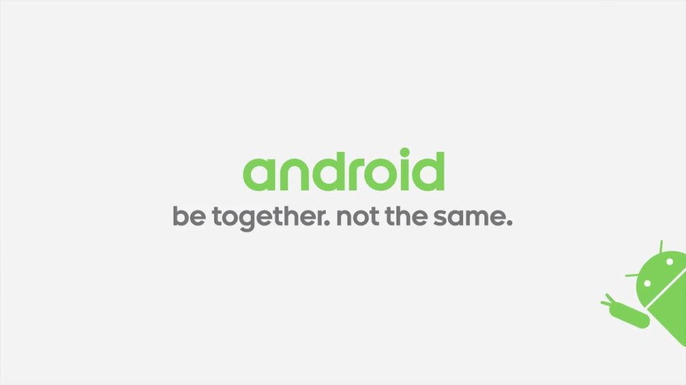 android be together, not te same