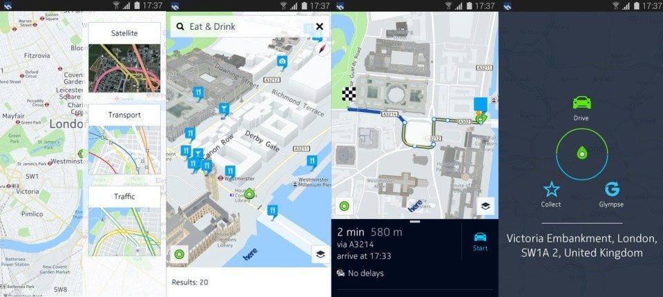 nokia here maps beta android 4.1