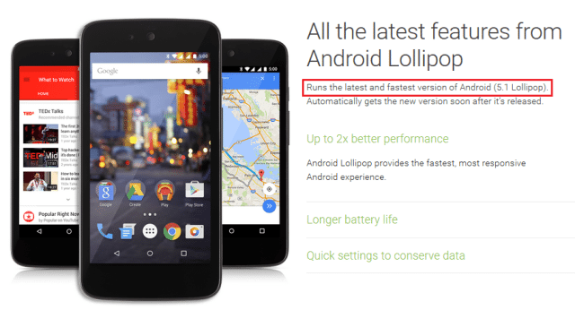 android one lollipop 5.1