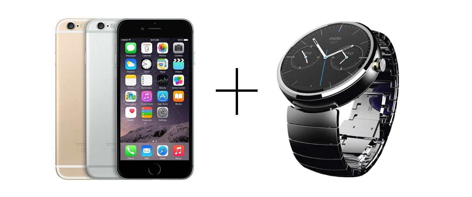 iphone 6 moto 360 android wear ios