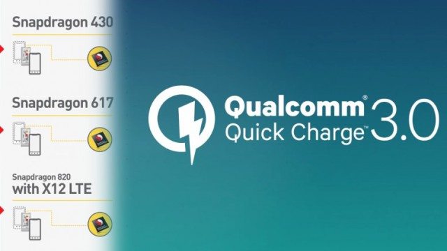 qualcomm snapdragon 430 617 820 x12 lte quick charge 3.0