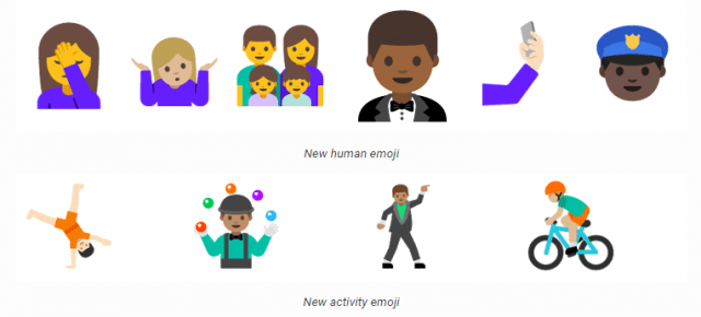 android n aktualizacja emoji