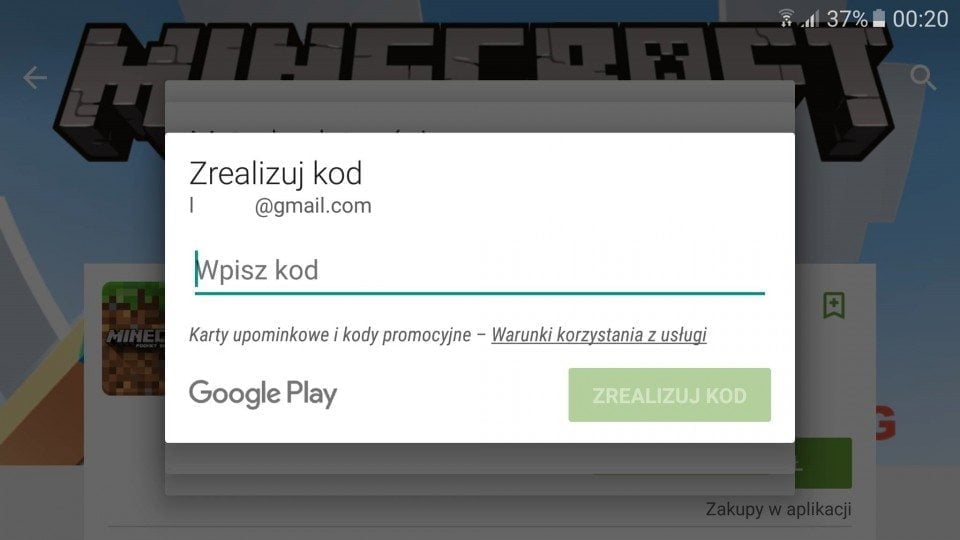 google play polska kody kupony upominkowe promocyjne