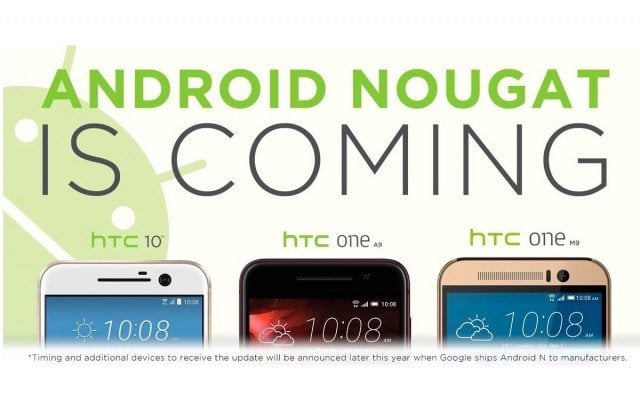 htc one m9 10 a9 android nougat aktualizacja