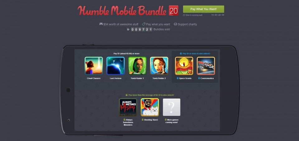 humble bundle mobile 20 gry za darmo