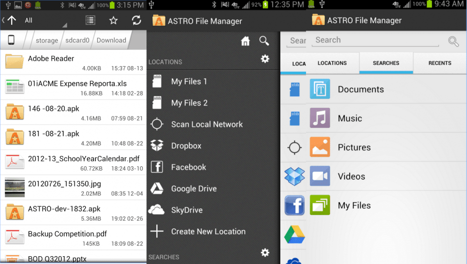 Astro file manager