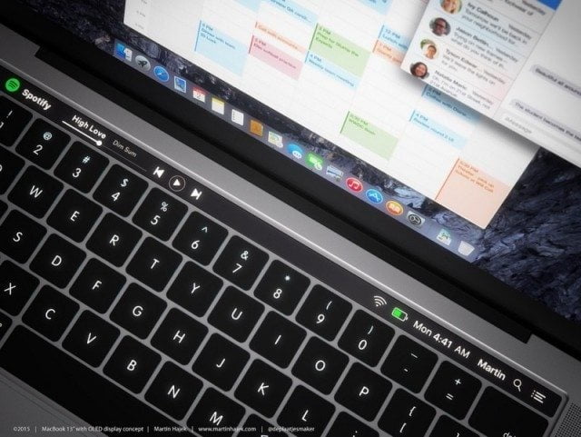 MacBook Touch Panel
